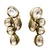 Simple Twelve Kundan Necklace Pendant Set - PAAIE