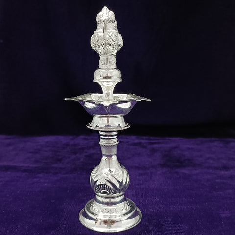 925 Silver Parrot Long Diya (Design 43) - PAAIE