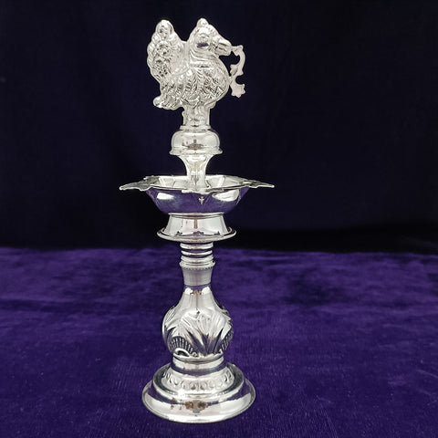 925 Silver Parrot Long Diya (Design 43) - PAAIE