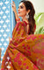 Designer Brown/Red Georgette Printed Saree for Casual Wear (D500)