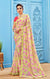 Designer Yellow/Pink Georgette Printed Saree for Casual Wear (D505)