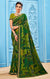 Designer Green Georgette Printed Saree for Casual Wear (D509)