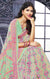 Designer Green/Pink Georgette Printed Saree for Casual Wear (D425)