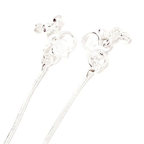 Simple Pure Silver Anklet with Small Bells - PAAIE