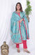 Indian Ethnic Blue Kurti with Red Pant (K123) - PAAIE