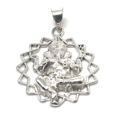 925 Silver Ganesha Pendant - PAAIE