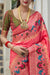 Banarasi Silk Designer Pink and Golden Saree - PAAIE