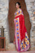 Banarasi Silk Designer Red and Golden Saree - PAAIE