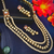 Multiple Line Pearl and Kundan Long Necklace
