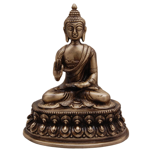 Brass Budda Meditation Showpiece, Decor Items, Brass Statu – PAAIE