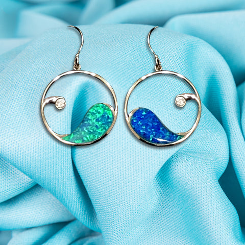 925 Sterling Silver Earring Teardrop (Design 3) - PAAIE