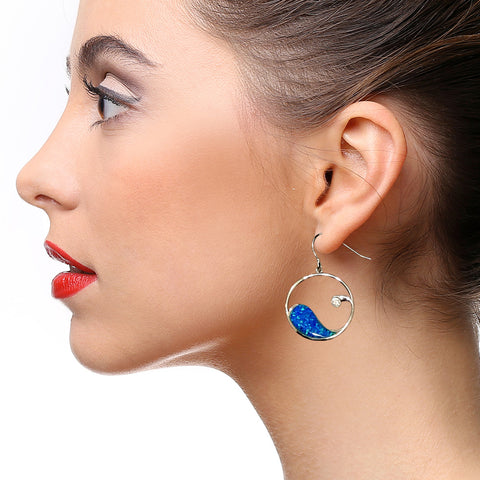 925 Sterling Silver Earring Teardrop (Design 3) - PAAIE