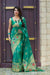 Banarasi Silk Designer Sea Green and Golden Saree - PAAIE