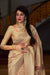 Banarasi Silk Designer Beige Color Saree - PAAIE