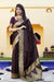 Banarasi Silk Designer Dark Wine Color Saree - PAAIE