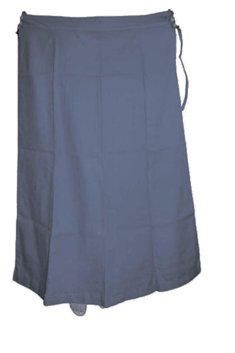 Free Size Readymade Petticoats in Blue Color (Cotton) - PAAIE