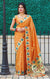 Banarasi Super Soft Silk Designer Golden Yellow Saree - PAAIE