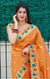 Banarasi Super Soft Silk Designer Golden Yellow Saree - PAAIE