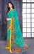 Designer Green/Yellow Georgette Printed Saree for Casual Wear (D434)
