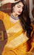 Super Soft Banarasi Silk Saree in Yellow color - PAAIE