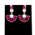American Diamond and Semi-Precious Designer Ruby Set - PAAIE