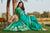 Banarasi Silk Satin Designer Sea Green Saree