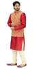 Designer Silk Kurta Pajama with Waist Coat (D13) - PAAIE
