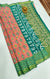 Designer Green/Pink Pure Zari And Arts Silk Saree (D515)