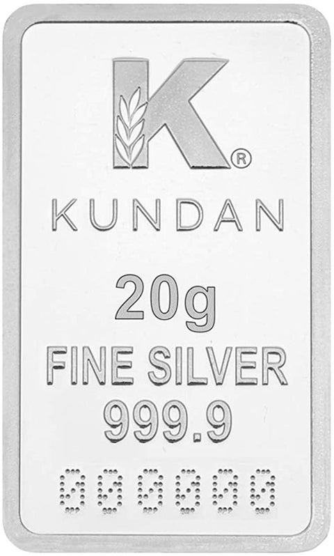 999 Guru Nanak Pure Silver 20 Grams Bar (Design 13) - PAAIE