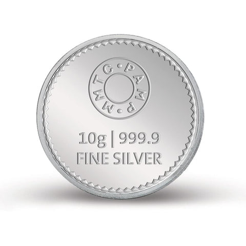 999 MMTC Pure Silver 10 Grams Best Wishes Coin (Design 7) - PAAIE