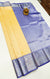 Designer Yellow/Blue Pure Zari And Kanchi Semi Fancy Silk Sarees (D526)