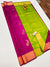 Designer Purple/Green Pure Zari And Kanchipuram Pure Soft Silk Sarees (D533)