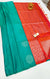 Designer Sea Green/Red Pure Zari And Kanchipuram Pure Soft Silk Sarees (D547)
