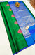 Designer Green/Blue Pure Zari And Kanchipuram Pure Soft Silk Sarees (D554)