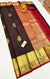 Designer Brown/Red Pure Zari And Kanchipuram 100% Pure Fancy Silk Saree (D560)