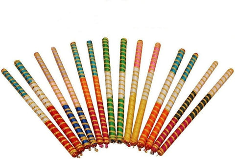 Festive Dandiya Playing Sticks for Garba and Navaratri (D2)