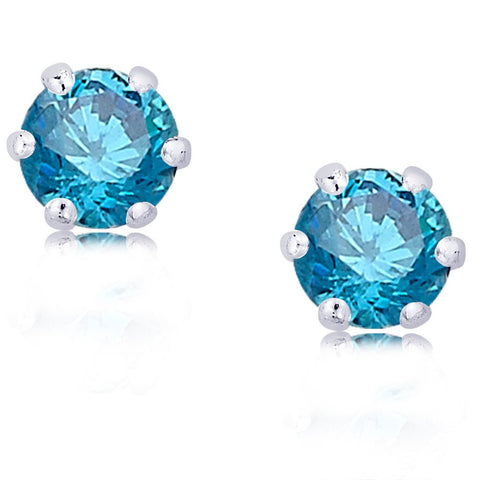 Solitaire 925 Sterling Silver Studs -  Free with a purchase of $50 (Code: THANKS) - PAAIE