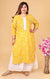 Designer Yellow Color Indian Ethnic Kurti For Casual Wear (K673)