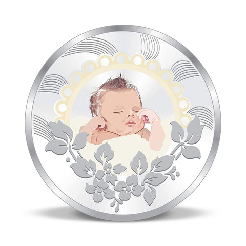 999 Baby Coin Pure Silver 10 Grams Coin (Design 15) - PAAIE