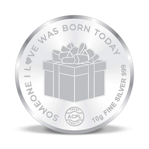 999 Happy Birthday Pure Silver Coin
