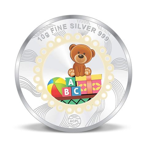 999 Baby Coin Pure Silver 10 Grams Coin (Design 15) - PAAIE