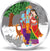 999 Radha Krishna Pure Silver 10 Grams Coin - PAAIE