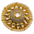 Adjustable Gold Plated Kundan Ring (D3) - PAAIE