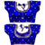 Adorable Royal Blue Color Designer Silk Embroidered Blouse For Wedding & Party Wear - PAAIE
