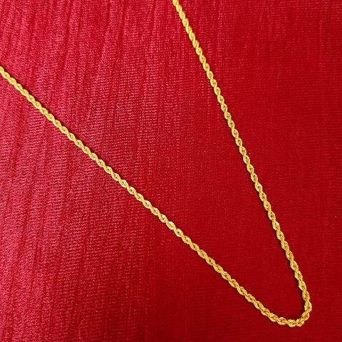 22 KT Gold Designer Chain by Paaie (D12)