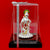 999 Pure Silver Square Krishna Idol on a Flower - PAAIE