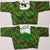 Green Zari & Foil Mirror Work Blouse in Silk (Design 931)