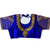 Designer Blue Color Silk Embroidered Blouse For Wedding & Party Wear (Design 955)