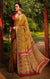 Designer Yellow/Maroon Brasso Printed Saree for Casual Wear (D442)