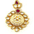 Ivory Gold Plated Meenakari Maang Tika (D4) - PAAIE
